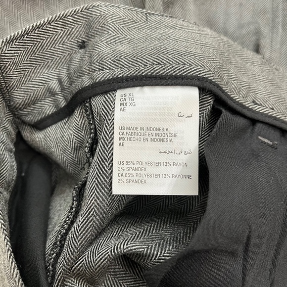 Men’s Herringbone Pleated Suit Pants XL INC International Concepts - Picture 13 of 13